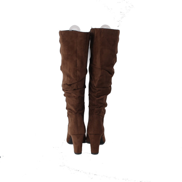 White Mountain Boots NEW Sz 9M Brown Textile Man Made Calf 3.5" Boots