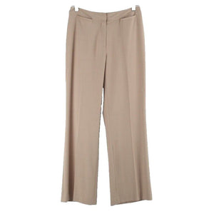Worthington Works Sz 4L x 30 Tan Straight Poly Rayon Spandex Trouser Pant