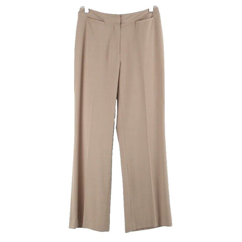 Worthington Works Sz 4L x 30 Tan Straight Poly Rayon Spandex Trouser Pant