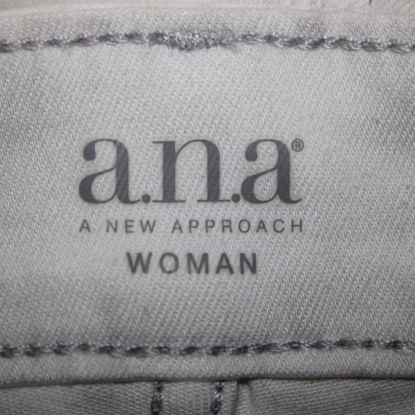 Ana NEW $56 Jegging Sz 24W x 29 White Mid Rise Stretch Skinny Leg Cotton Pant