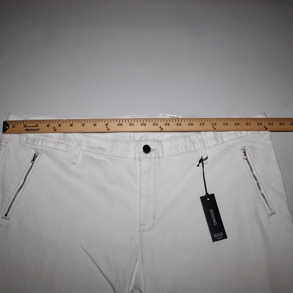 Ana NEW $56 Jegging Sz 24W x 29 White Mid Rise Stretch Skinny Leg Cotton Pant
