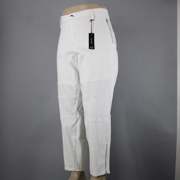 Ana NEW $56 Jegging Sz 24W x 29 White Mid Rise Stretch Skinny Leg Cotton Pant