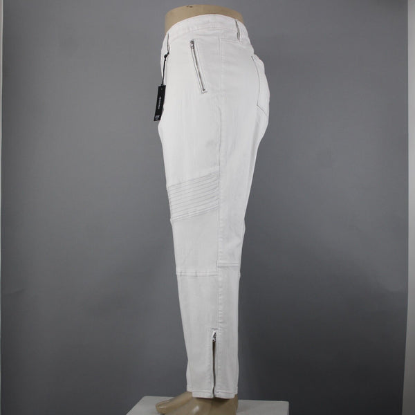 Ana NEW $56 Jegging Sz 24W x 29 White Mid Rise Stretch Skinny Leg Cotton Pant