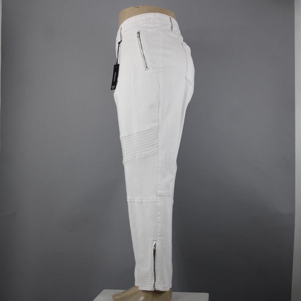 Ana NEW $56 Jegging Sz 24W x 29 White Mid Rise Stretch Skinny Leg Cotton Pant