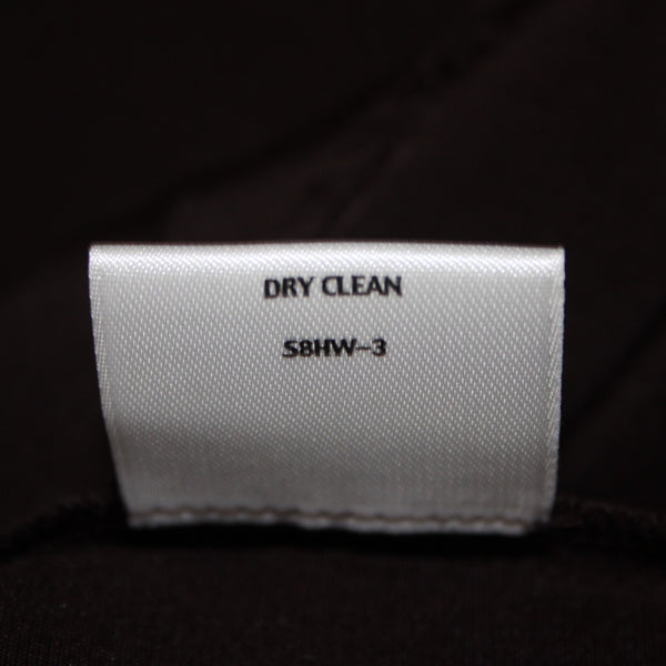 Eileen Fisher Pant NEW $155 Sz 2X x 31 Dark Brown Crepe Elastic Waist 100% Silk