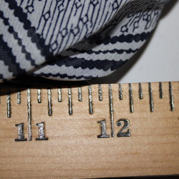 City Triangles Sz S Navy Blue White Lined Elastic Waist 100% Polyester Dress