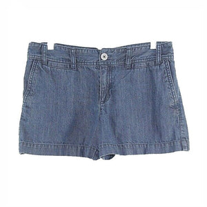 Loft Sz 6 X 4 Denim Back Flap Pocket Cotton Shorts