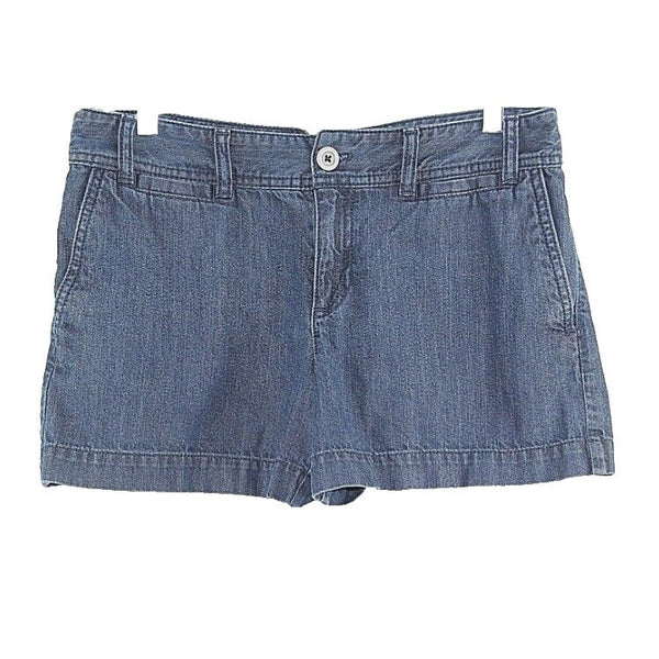 Loft Sz 6 X 4 Denim Back Flap Pocket Cotton Shorts