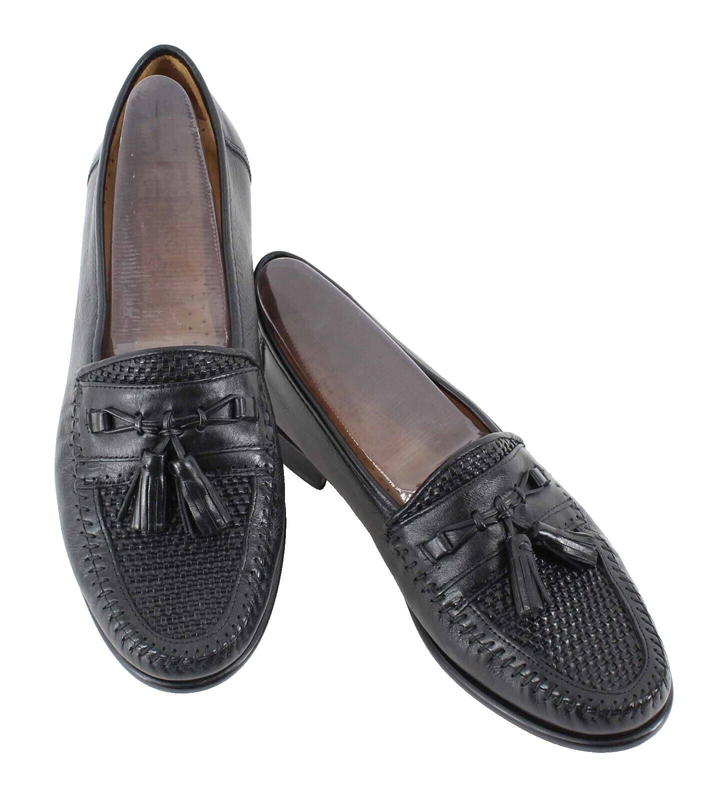 Sandro 9.5M Black Leather Men's Loafer Shoe