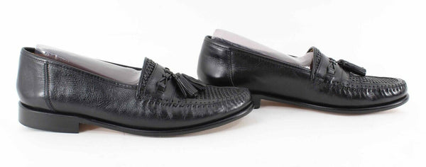 Sandro 9.5M Black Leather Men's Loafer Shoe