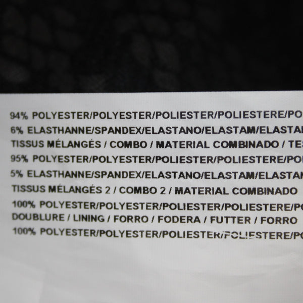 Joseph Ribkoff Dress NEW Sz 20 Black Tan Gold Eyelets Sleeveless Polyester Dress