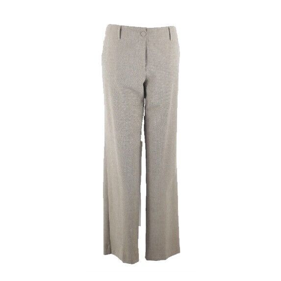 J Jill Sz 10 x 31.5 Tan Polyester Viscose Spandex Trouser Pant