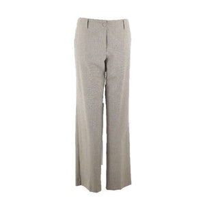 J Jill Sz 10 x 31.5 Tan Polyester Viscose Spandex Trouser Pant
