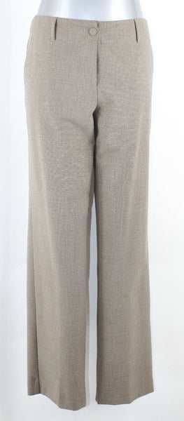 J Jill Sz 10 x 31.5 Tan Polyester Viscose Spandex Trouser Pant