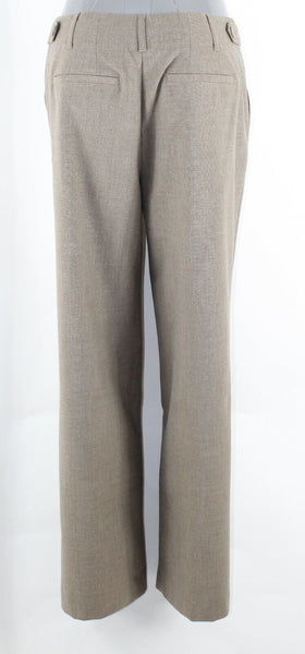 J Jill Sz 10 x 31.5 Tan Polyester Viscose Spandex Trouser Pant