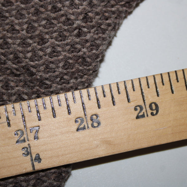 Splendid Sz M Brown Pockets Over Sized Knit Cotton Nylon Silk Wrap Sweater