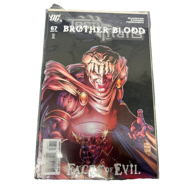 Dc Comics Teen Titans #67 Brother Blood: Faces of Evil 2009 Comic Book
