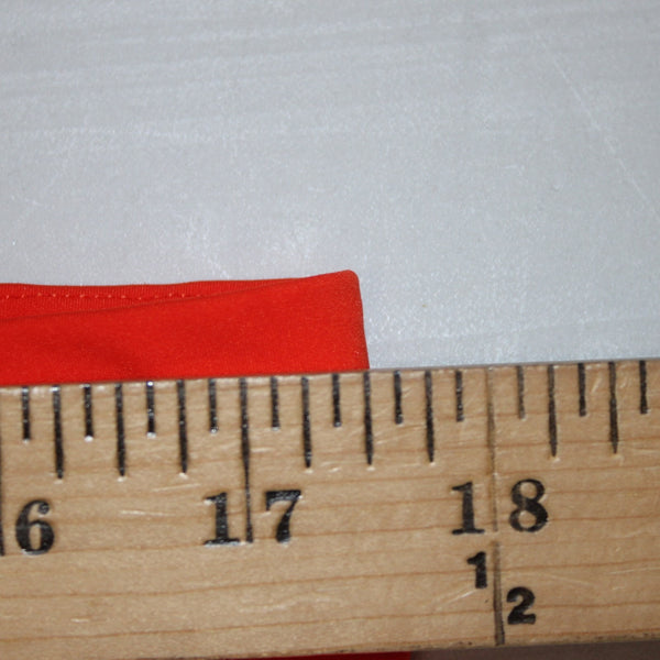 Athleta AW Pant Sz LT x 20 Orange Pull On Pockets Knee Length Poly Spandex