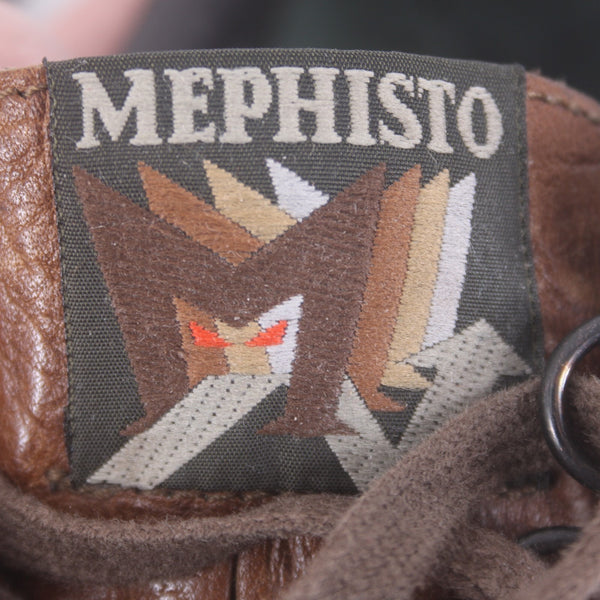 Mephisto Comfort Shoes 94203062 Sz 6.5 Brown Lace Up Air Bag System Leather