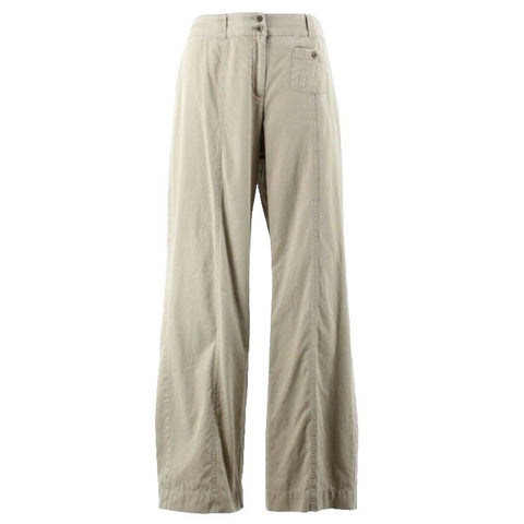J Jill 6 x 31" Tan Straight Leg 100% Cotton Casual Unlined Pant