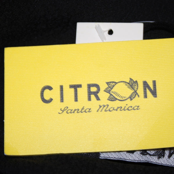 Citron Top NEW $88 Sz 2x Black Round Neck Sleeveless 100% Silk Top