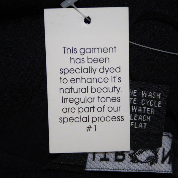 Citron Top NEW $88 Sz 2x Black Round Neck Sleeveless 100% Silk Top