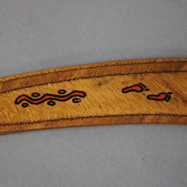 Australian Made Hand Crafted Wood Kangaroo 12" Boomerang