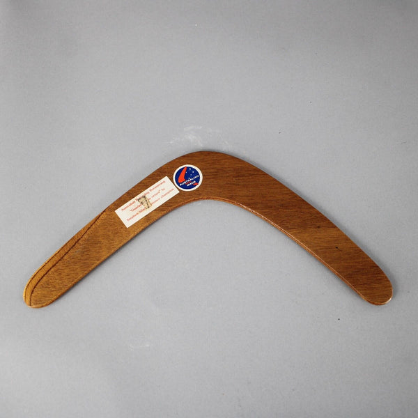 Australian Made Hand Crafted Wood Kangaroo 12" Boomerang