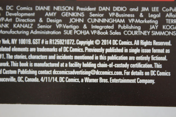 DC Comics 2014 Batman The Dark Knight Comic Book