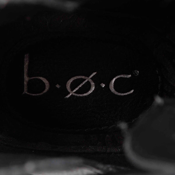 BOC  Sz 6.5M Black Strappy Man Made Upper Balance Man Made Materials Ankle Boot