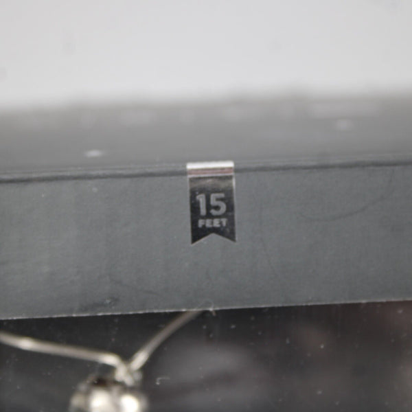 Pottery Barn Holiday Silver Mercury 15 Feet Mini Led Vintage Bulb Lights