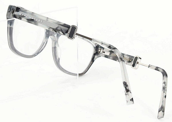 Marc Jacobs Gray Black Silver 134 P30 140 Plastic Metal Eyeglass Frames