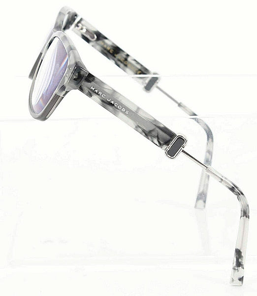 Marc Jacobs Gray Black Silver 134 P30 140 Plastic Metal Eyeglass Frames