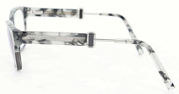 Marc Jacobs Gray Black Silver 134 P30 140 Plastic Metal Eyeglass Frames