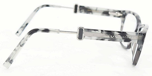 Marc Jacobs Gray Black Silver 134 P30 140 Plastic Metal Eyeglass Frames