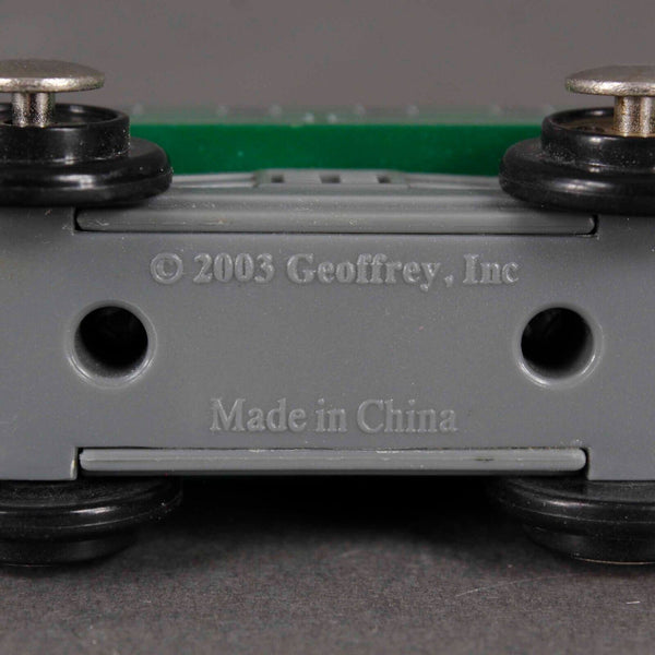 Geoffrey 2003 Green 3.75"  Passenger Train Car