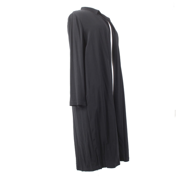 Eileen Fisher Wrap Sweater NEW $358 Sz XL Black Collared Tencel Lyocell Viscose