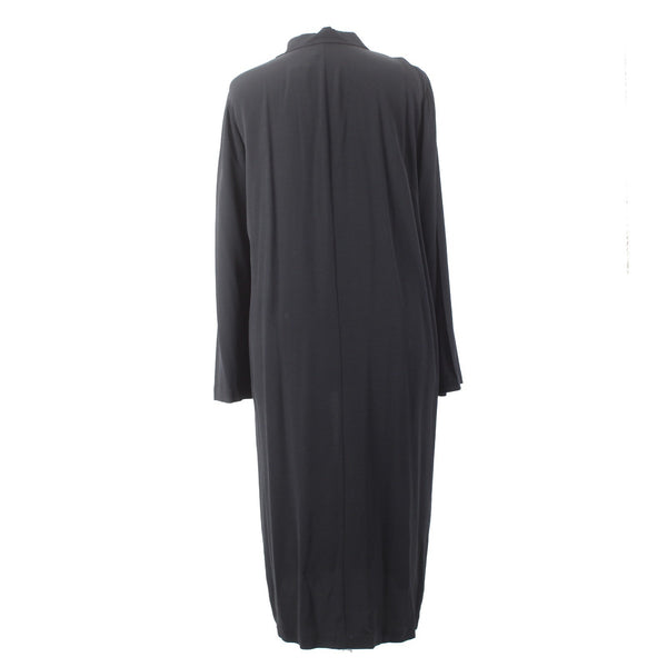 Eileen Fisher Wrap Sweater NEW $358 Sz XL Black Collared Tencel Lyocell Viscose