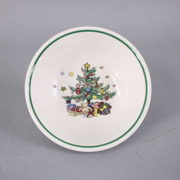 Nikko Bowl Christmas Time Happy Holidays 5.75" Wide x 2" Depth Bowl