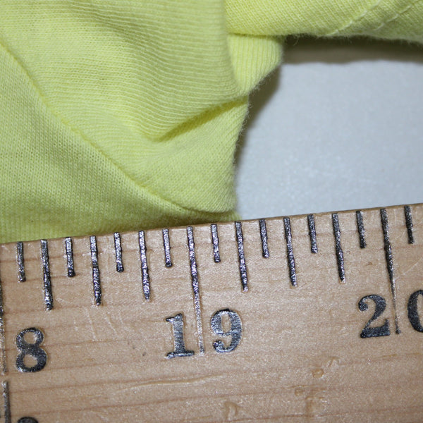 Sol Angeles Sz M Lemon Lime Yellow 'Take It Easy' 100% Cotton Tee Shirt Top