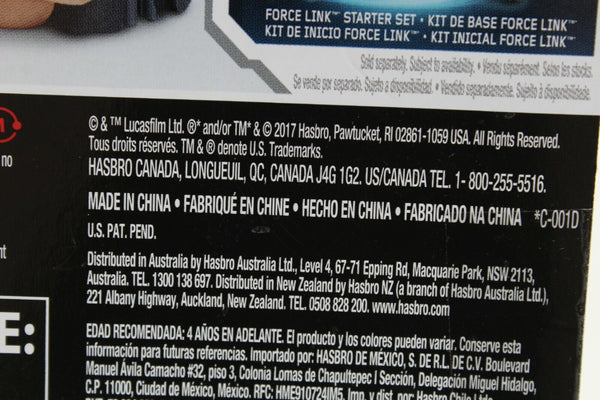 Hasbro Star Wars 2017 General Leia Organa Force Link Action Figure