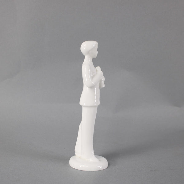 Royal Doulton Clever Boy White Porcelain Bone China 7" Clever Boy Sculpture