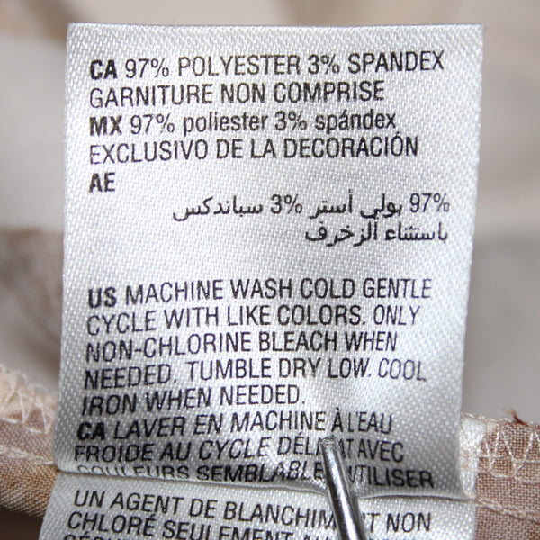 INC NEW $100 Intimates Sz XS Dusty Magnolia Lt Pink Multi Color Poly Robe