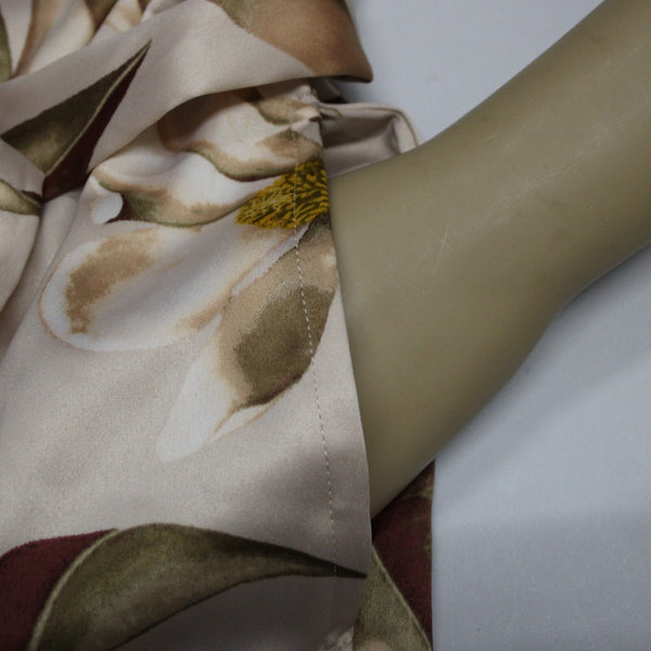 INC NEW $100 Intimates Sz XS Dusty Magnolia Lt Pink Multi Color Poly Robe