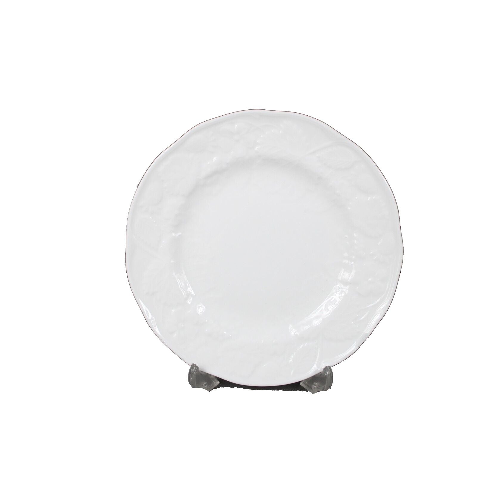 Wedgewood 1988 Strawberry & Vine Bone China White Textured 7" Plate