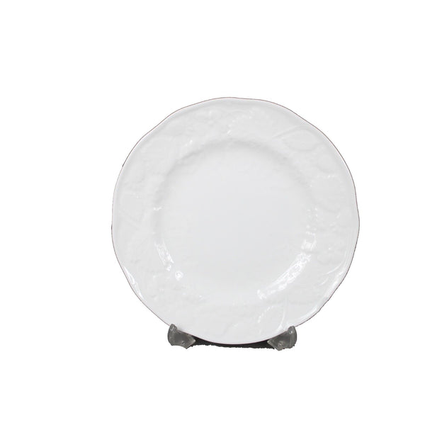 Wedgewood 1988 Strawberry & Vine Bone China White Textured 7" Plate