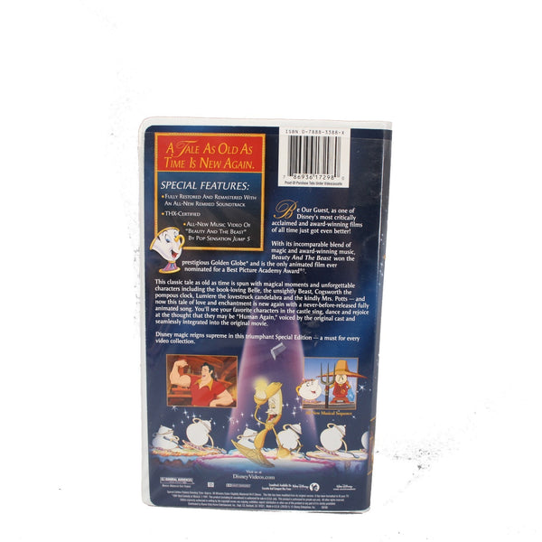 Disney VHS Platinum Edition Beauty And The Beast Special Edition VHS