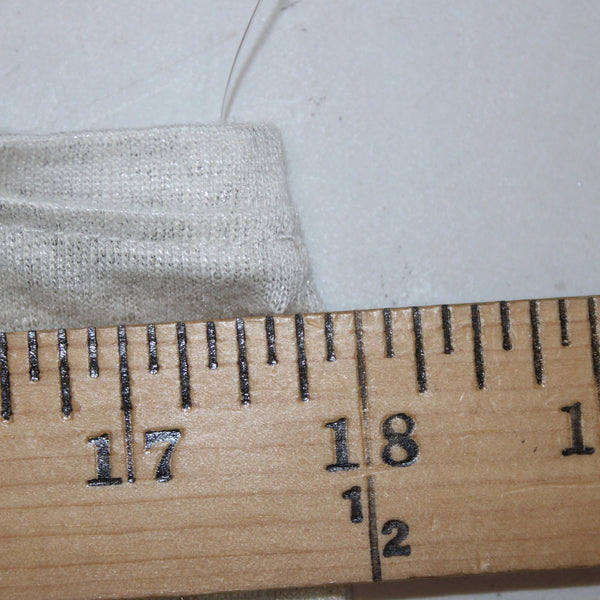 Eileen Fisher Top NEW $55 Sz SP White Silver Metallic 100% Organic Linen