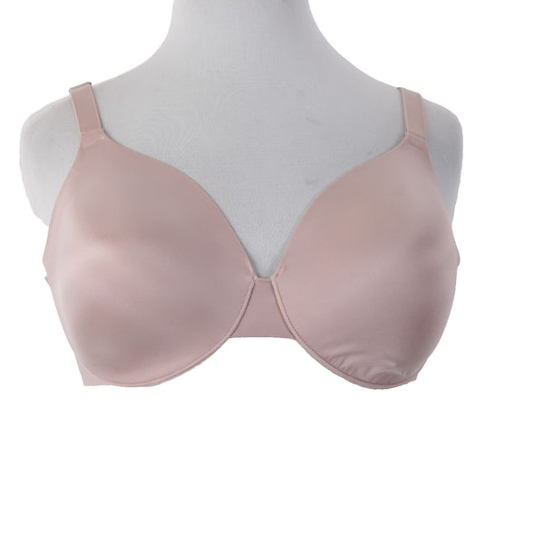 Soma Bra Vanishing Back Sz 38DDD Pink Wired Full Coverage Light Padding Nylon