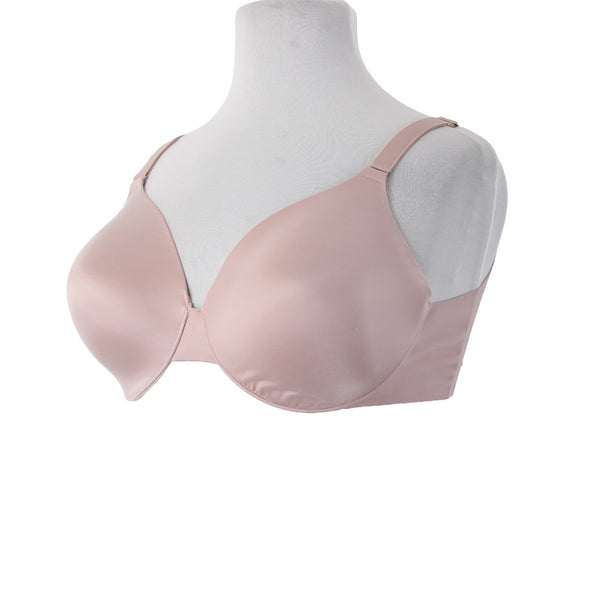 Soma Bra Vanishing Back Sz 38DDD Pink Wired Full Coverage Light Padding Nylon